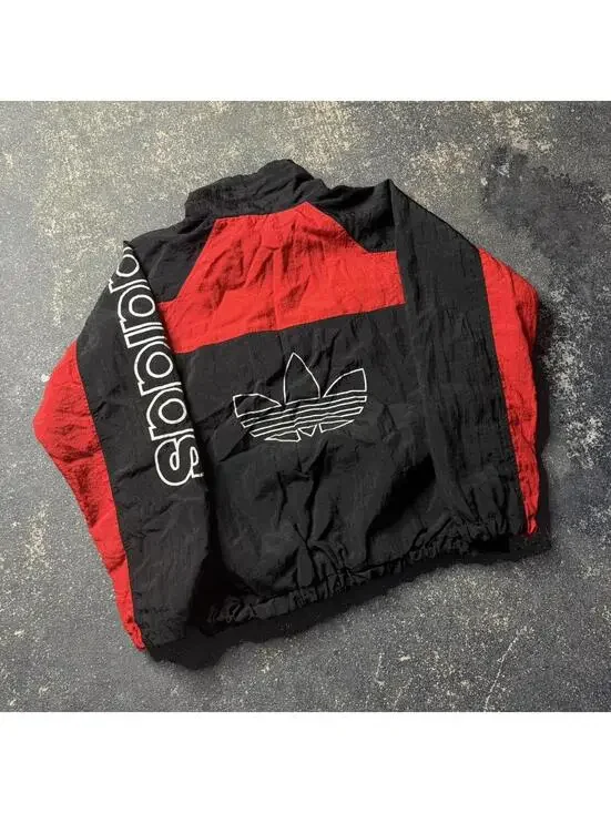 Vintage 80’s Adidas Zip Windbreaker Jacket - Picture 4 of 5